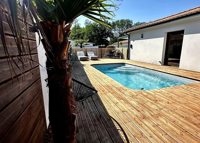 Piscine & - Havre De Paix Proche Bordeaux וילה Saint-Selve